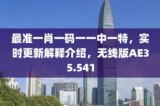最准一肖一码一一中一特，实时更新解释介绍，无线版AE35.541