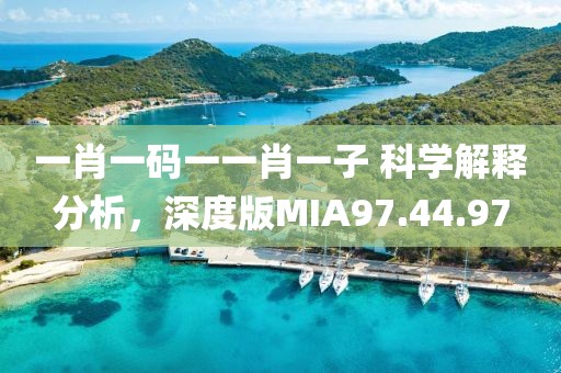 一肖一码一一肖一子 科学解释分析，深度版MIA97.44.97