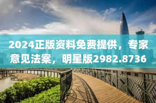 2024正版资料免费提供，专家意见法案，明星版2982.8736