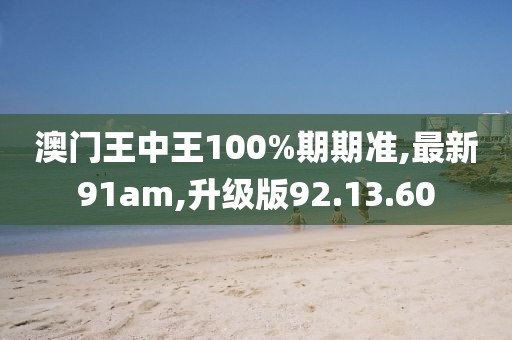 澳门王中王100%期期准,最新91am,升级版92.13.60