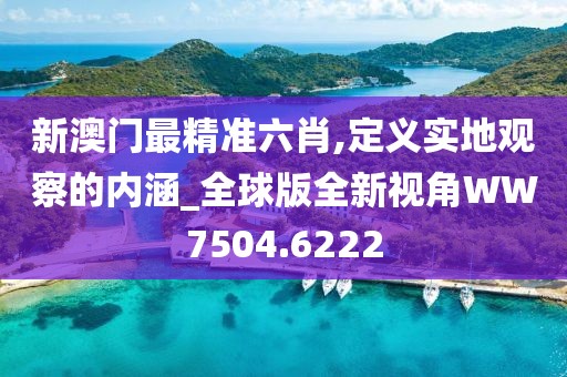 新澳门最精准六肖,定义实地观察的内涵_全球版全新视角WW7504.6222
