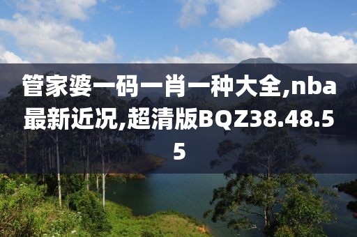 管家婆一码一肖一种大全,nba最新近况,超清版BQZ38.48.55