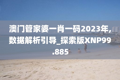 澳门管家婆一肖一码2023年,数据解析引导_探索版XNP99.885