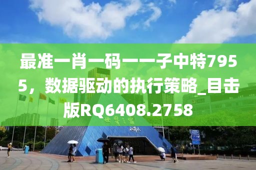 最准一肖一码一一子中特7955，数据驱动的执行策略_目击版RQ6408.2758