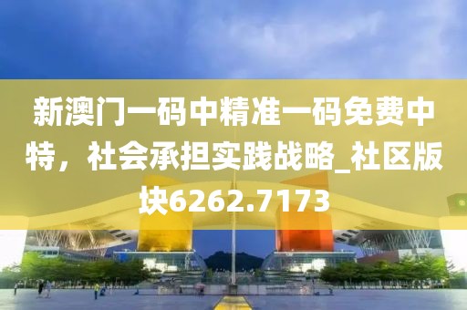 新澳门一码中精准一码免费中特，社会承担实践战略_社区版块6262.7173