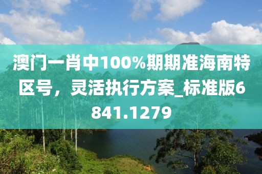 澳门一肖中100%期期准海南特区号，灵活执行方案_标准版6841.1279