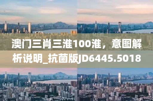 澳门三肖三淮100淮，意图解析说明_抗菌版JD6445.5018