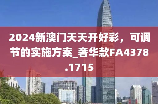 2024新澳门天天开好彩，可调节的实施方案_奢华款FA4378.1715