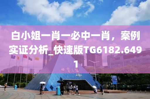 白小姐一肖一必中一肖，案例实证分析_快速版TG6182.6491