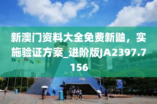 新澳门资料大全免费新鼬，实施验证方案_进阶版JA2397.7156