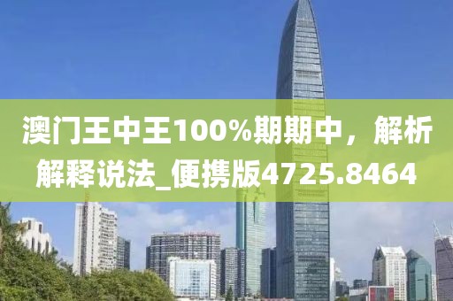 澳门王中王100%期期中，解析解释说法_便携版4725.8464