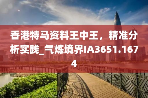 香港特马资料王中王，精准分析实践_气炼境界IA3651.1674