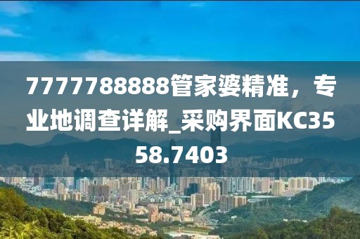 7777788888管家婆精准，专业地调查详解_采购界面KC3558.7403