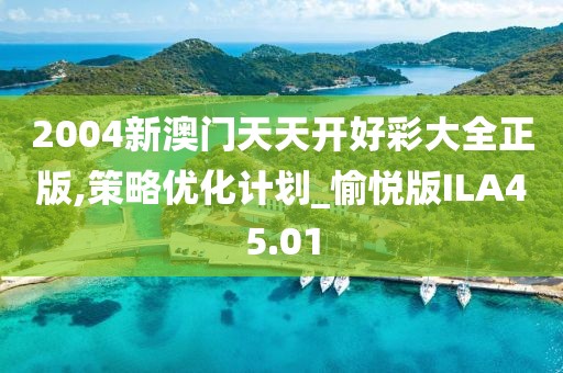 2004新澳门天天开好彩大全正版,策略优化计划_愉悦版ILA45.01