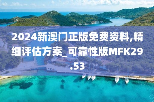 2024新澳门正版免费资料,精细评估方案_可靠性版MFK29.53