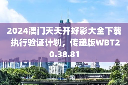 2024澳门天天开好彩大全下载 执行验证计划，传递版WBT20.38.81
